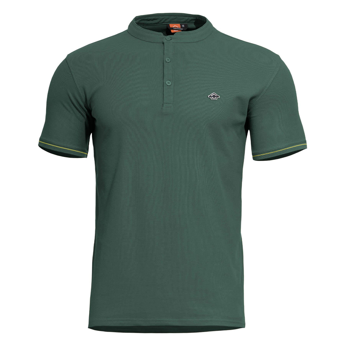 Pentagon Levantes Henley тениска с копчета, springbok зелена