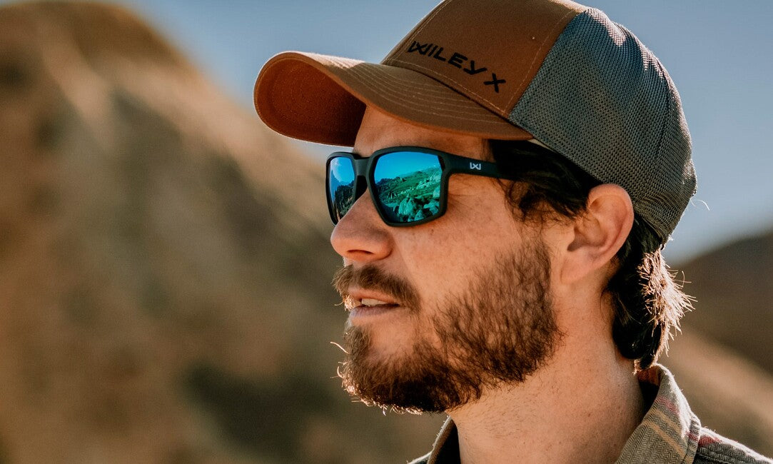 Wiley X Sierra Слънчеви очила Captivate Polarized Blue огледало, мат черни