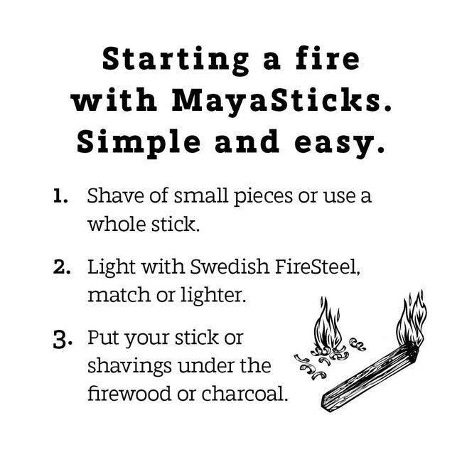 LIGHT MY FIRE MayaSticks запалително дърво 13,6 кг