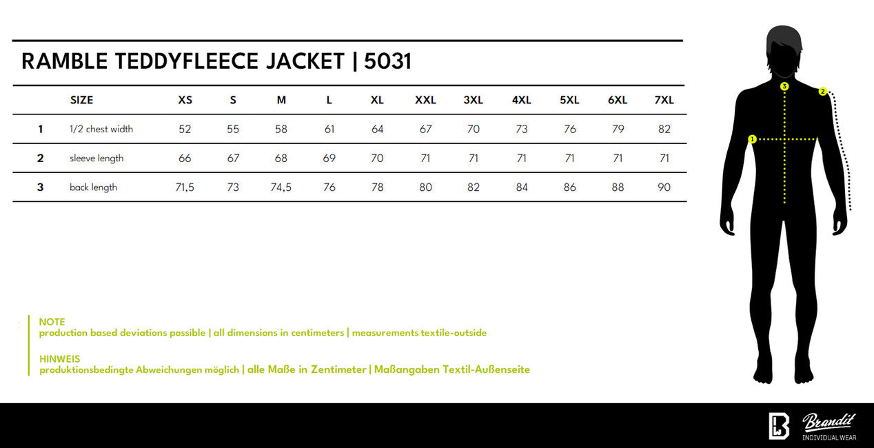 Brandit Ramble яке флисов мъжко Teddyfleece, антрацитово