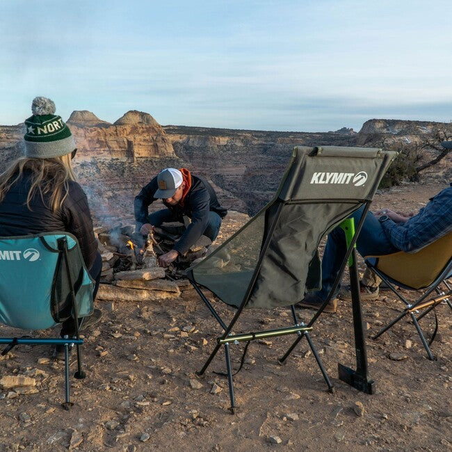 Klymit Ridgeline сгъваемо кресло, сиво