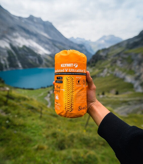 Klymit Ultralite SL изолирана подложка V, оранжева