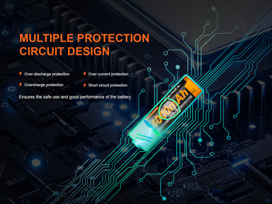Fenix батерия преносима 18650 4000 mAh (Li-Ion)