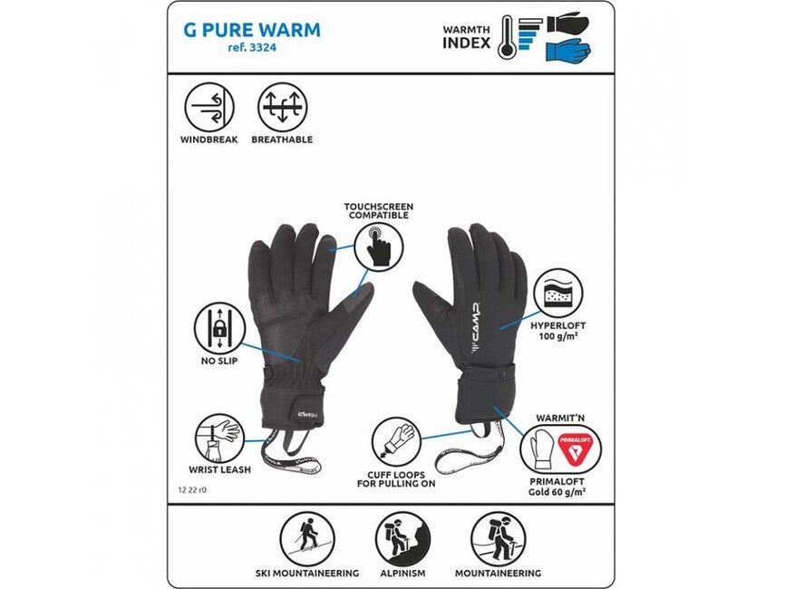 CAMP G Pure Warm технически ръкавици