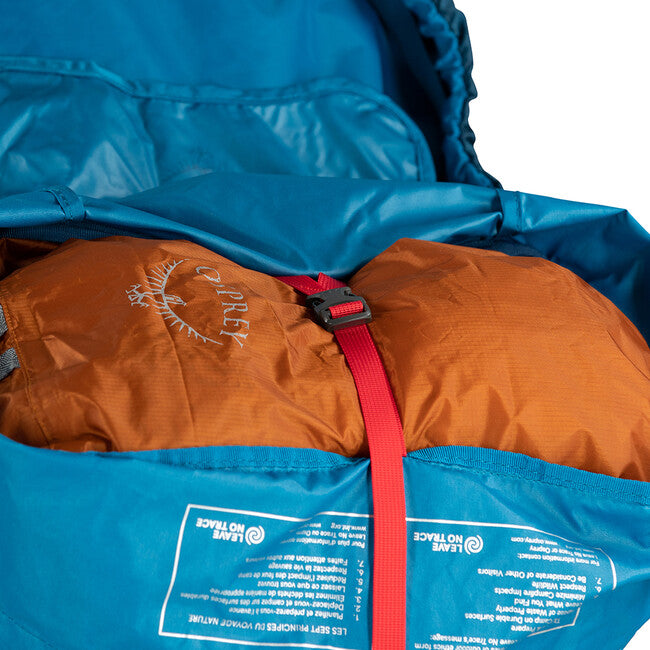 OSPREY ATMOS AG LT 65 туристическа раница, нощна смяна/скория син