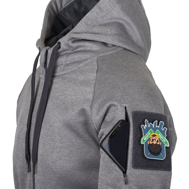 Helikon-Tex URBAN TACTICAL HOODIE суитшърт с цип, Melange сиво