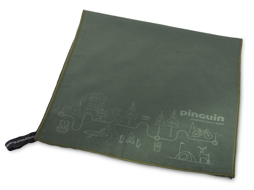 Pinguin Micro кърпа Map кърпа 60 x 120 см, сива