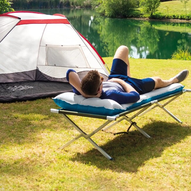 Intex Camping Mat надуваема каремата, еднолюлееното легло