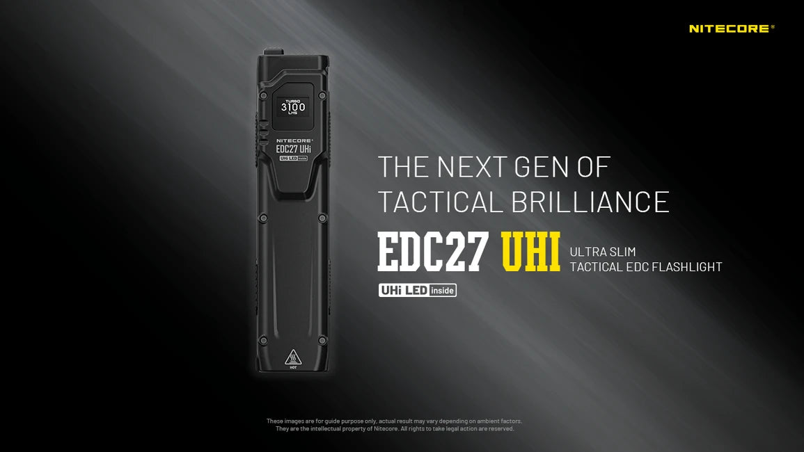 Nitecore EDC27 акумулаторна фенерчица UHi