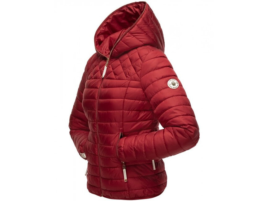 Navahoo Ich Bin Hübsch Jacket with Hood, Blood Red
