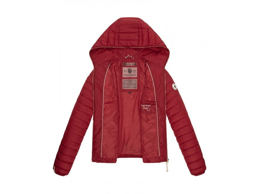 Navahoo Ich Bin Hübsch Jacket with Hood, Blood Red
