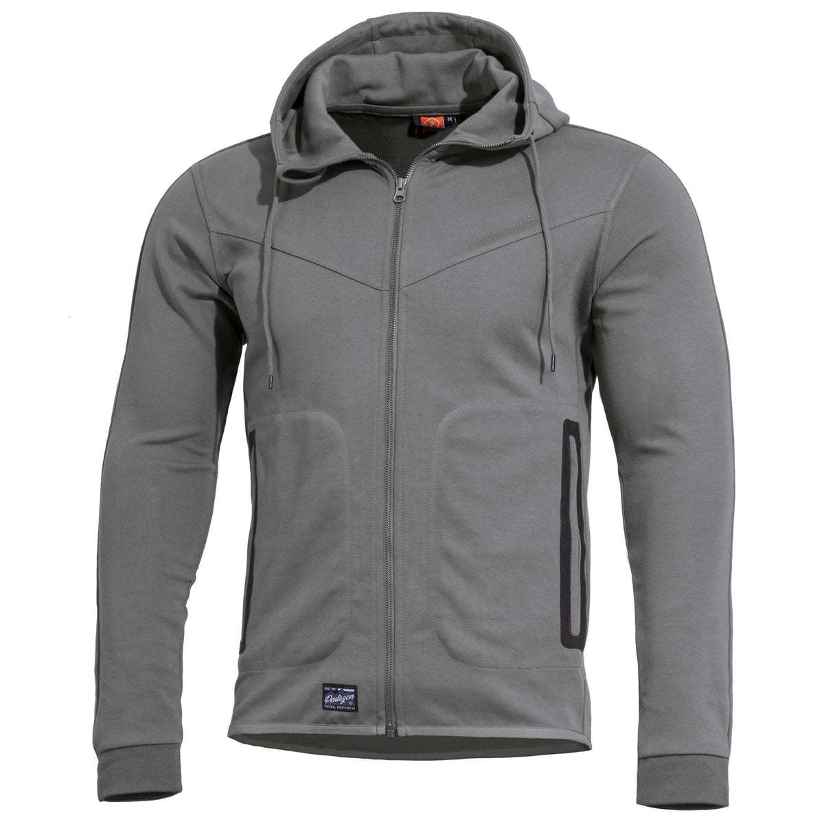 Pentagon Pentathlon 20 мъжки суитшърт с качулка, Wolf Grey