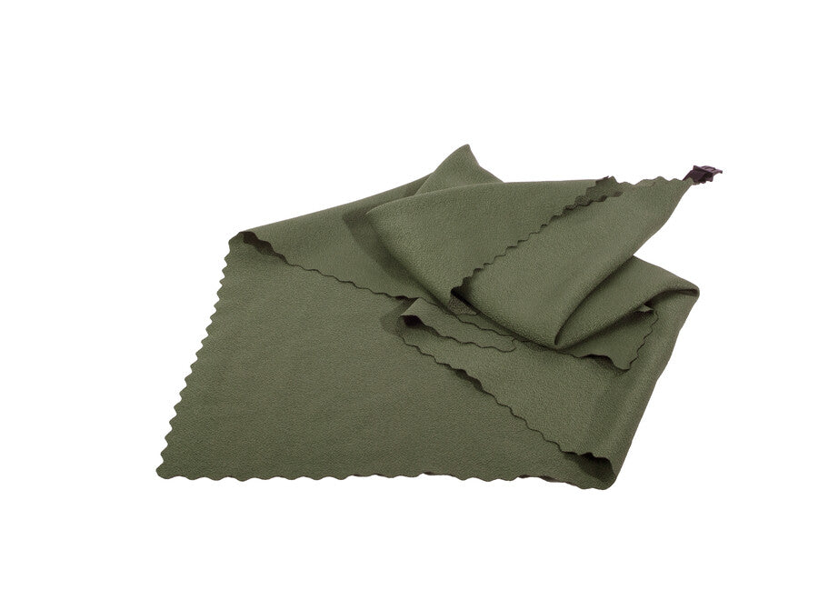 BasicNature Mini Towel ултра мек пътен кърпак от микрофибър, S, маслинен