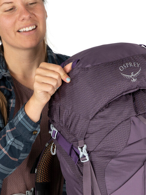OSPREY AURA AG 50 туристическа раница, enchantment лилав