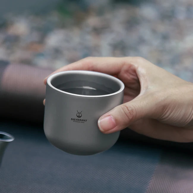 Silverant титанова двустенна чаша за чай 125 ml