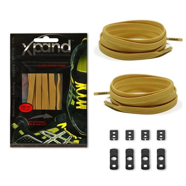 Xpand Elastic еластични шнурки за обувки, золотисти