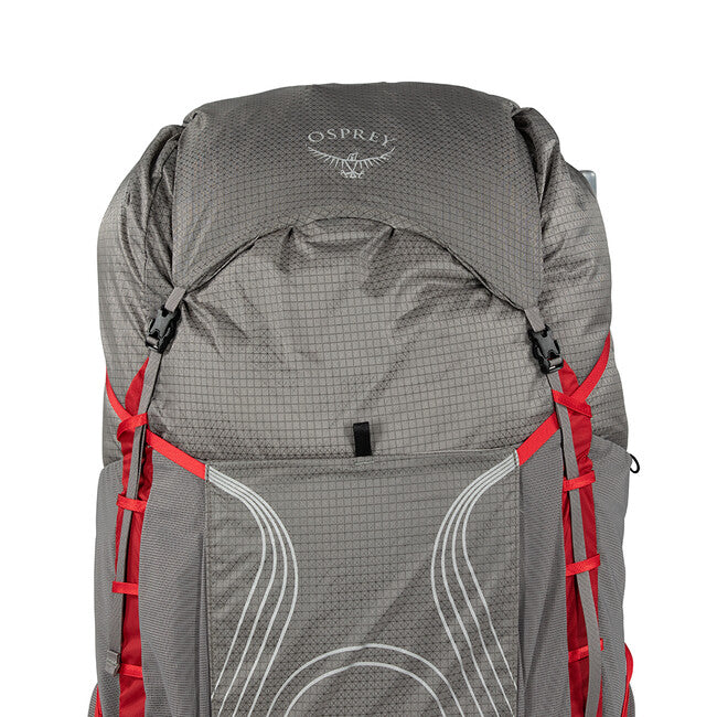 OSPREY EJA PRO 55 туристическа раница, dale сив/poinsettia червен
