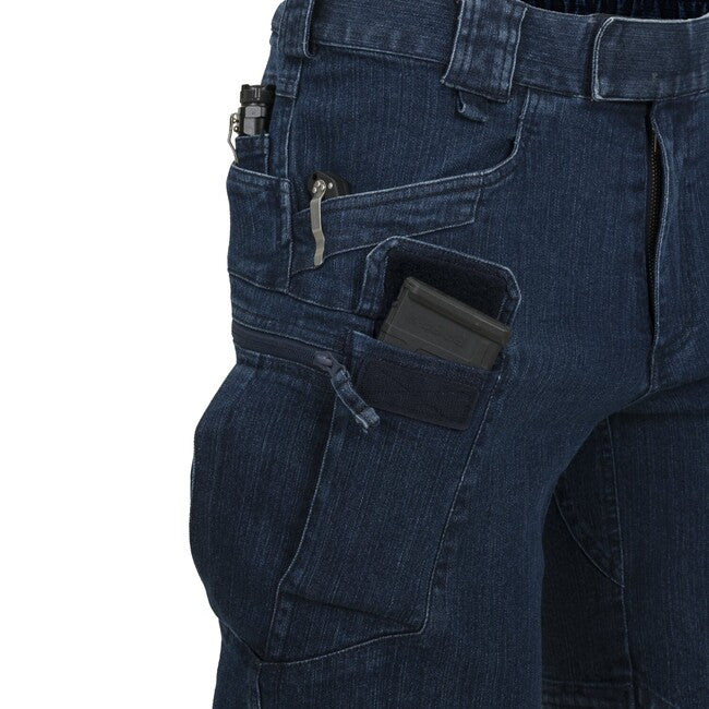 Helikon-Tex UTS тактически панталон 8.5" - Дънка Stretch - Marine синьо