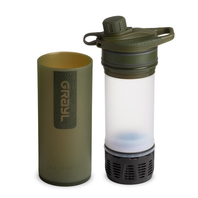 GRAYL GeoPress Purifier филтрираща бутилка, маслинено Drab