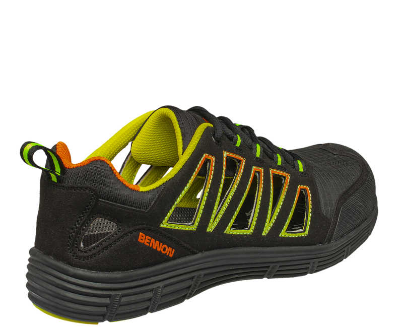 BENNON REBEL S1P ESD Low спортни полуобувки, зелена
