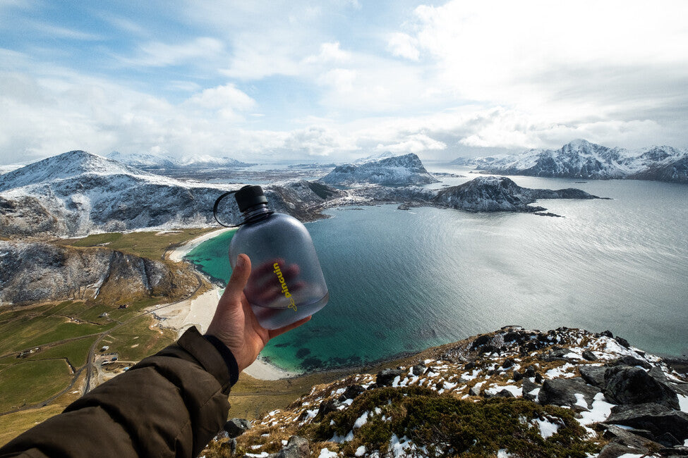 Pinguin Tritan Flask 1.0L бутилка, сива