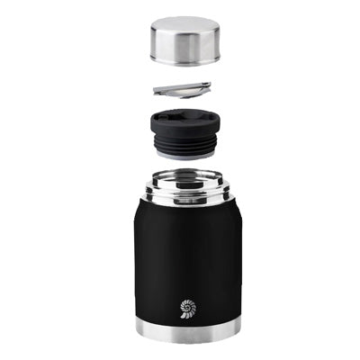 Origin Outdoors термична кухина от неръжда­ем стомана, черна, 0.72L