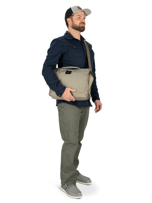 Чанта за рамо OSPREY AOEDE MESSENGER 7, тан бетон