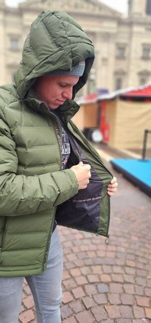 HUSKY Donnie хартиено яке мъжко, каки