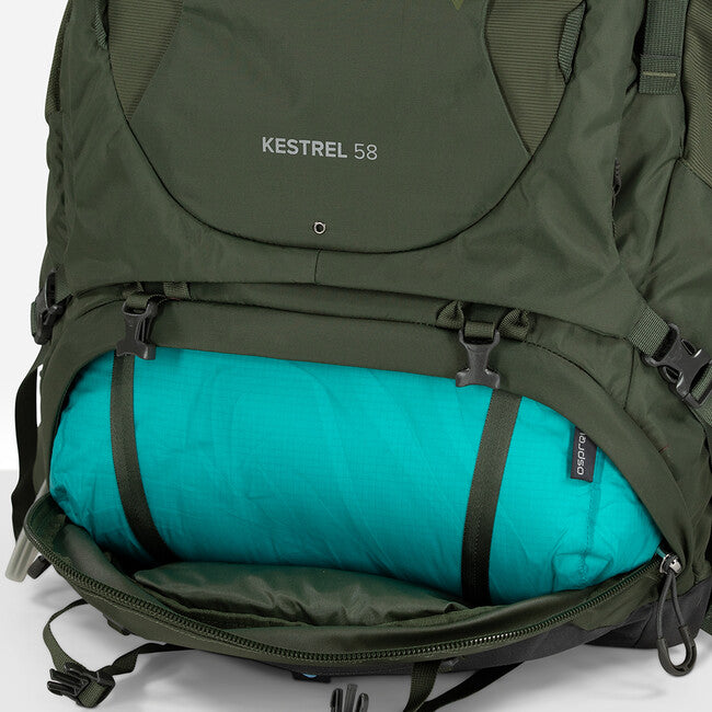 OSPREY KESTREL 58 туристическа раница, бонсай зелен