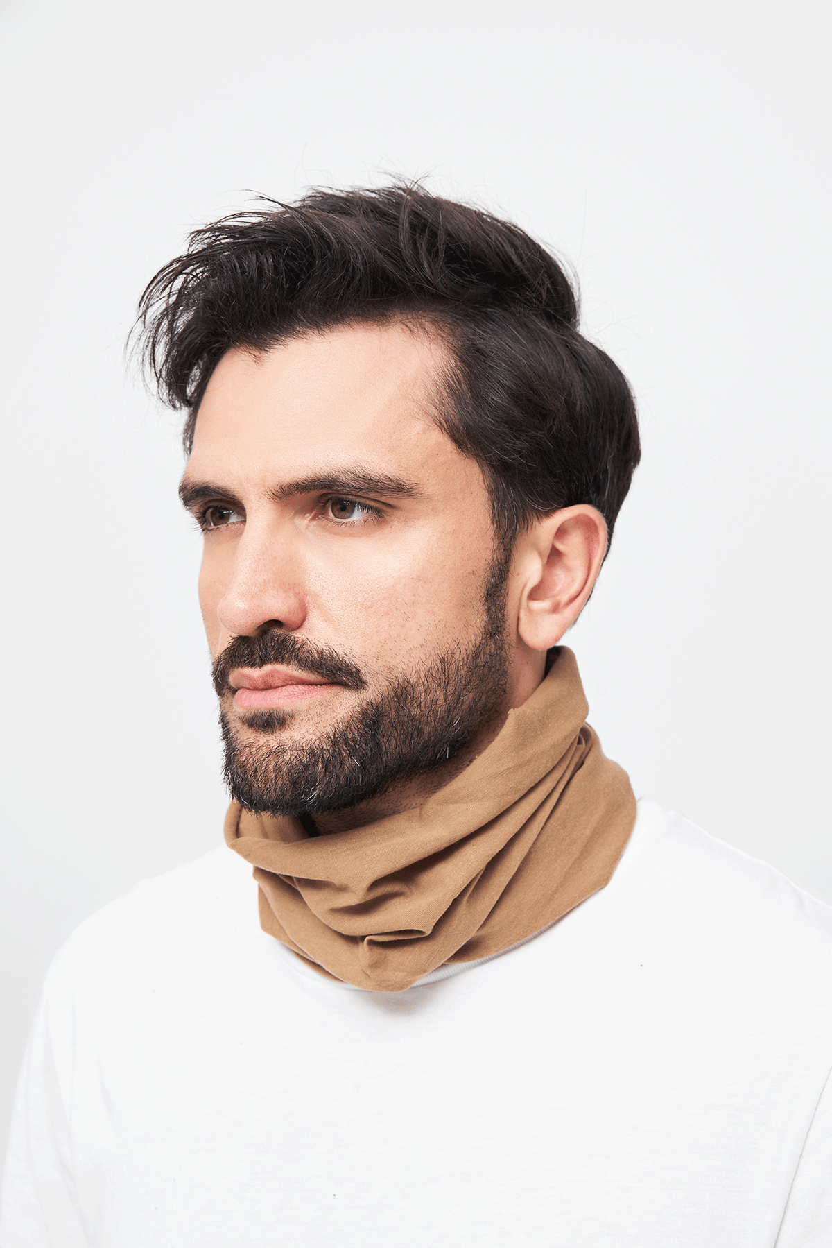 Brandit Multifunkčný flísový nákrčník, camel
