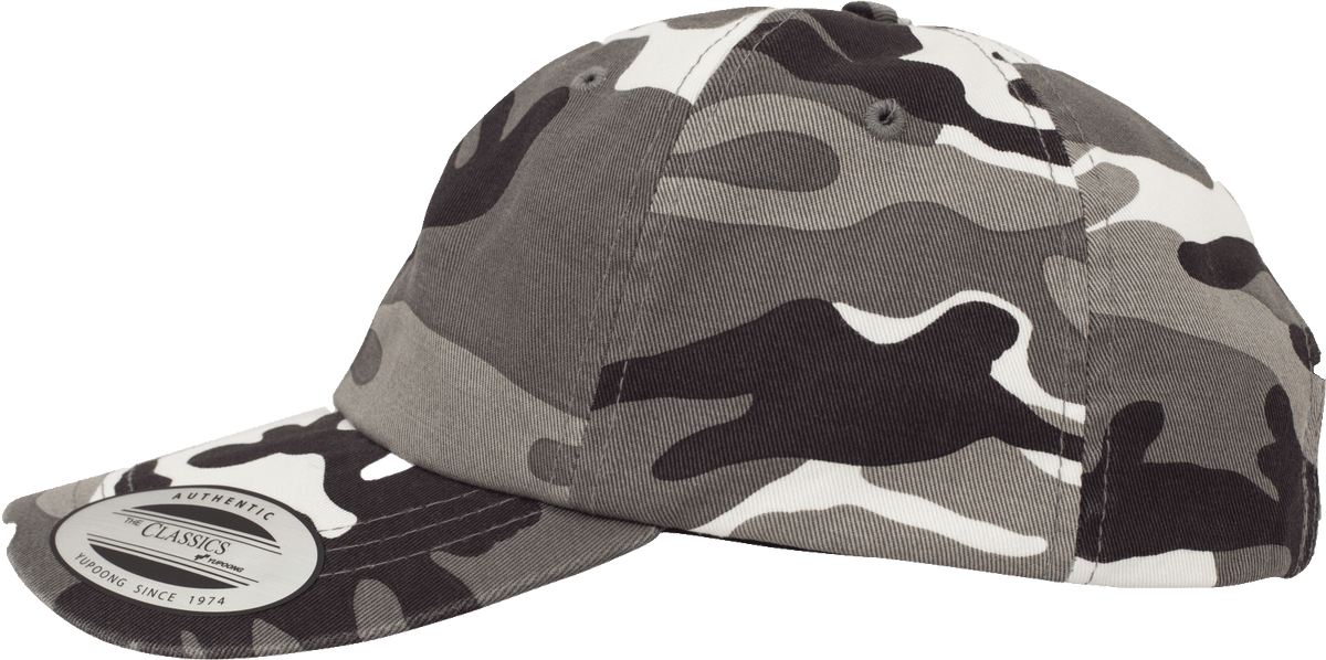Brandit Low Profile Camo šiltovka s vypraným efektom, urban