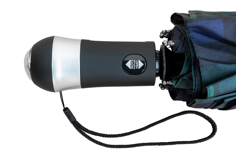 Origin Outdoors LED-трек компактен чадър LED, синьо-зелен