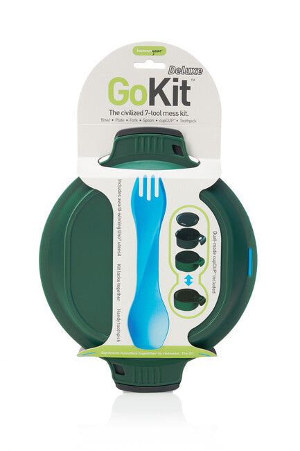 Humangear GoKit Deluxe обедар, въглищно-зелена