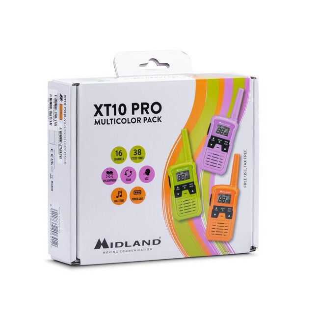 Midland XT10 PRO комплект външни радиостанции Multicolor тристранен