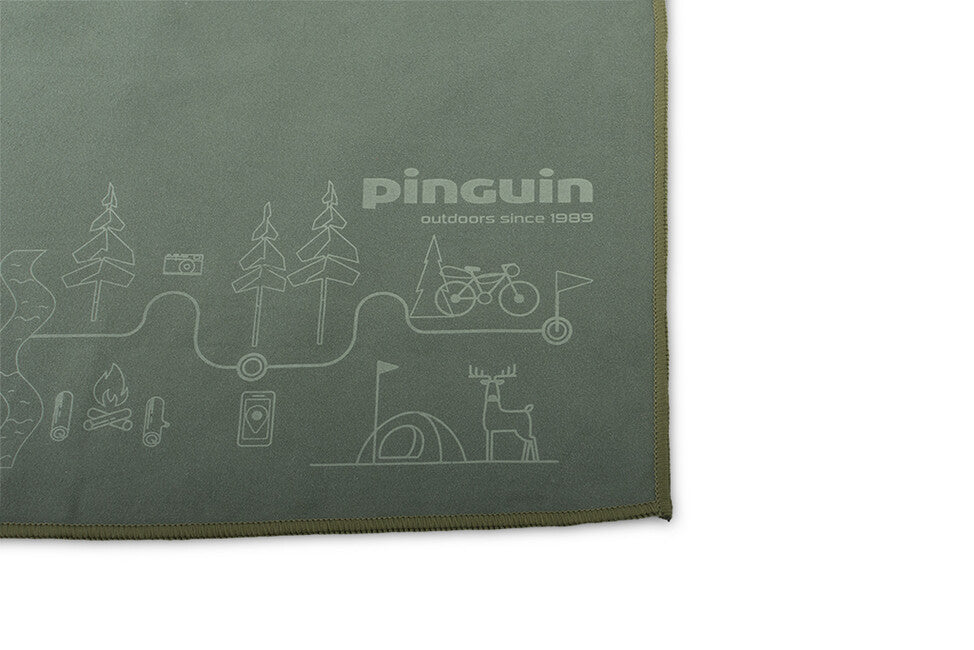 Pinguin Micro кърпа кърпа Map 40 x 40 см, синя