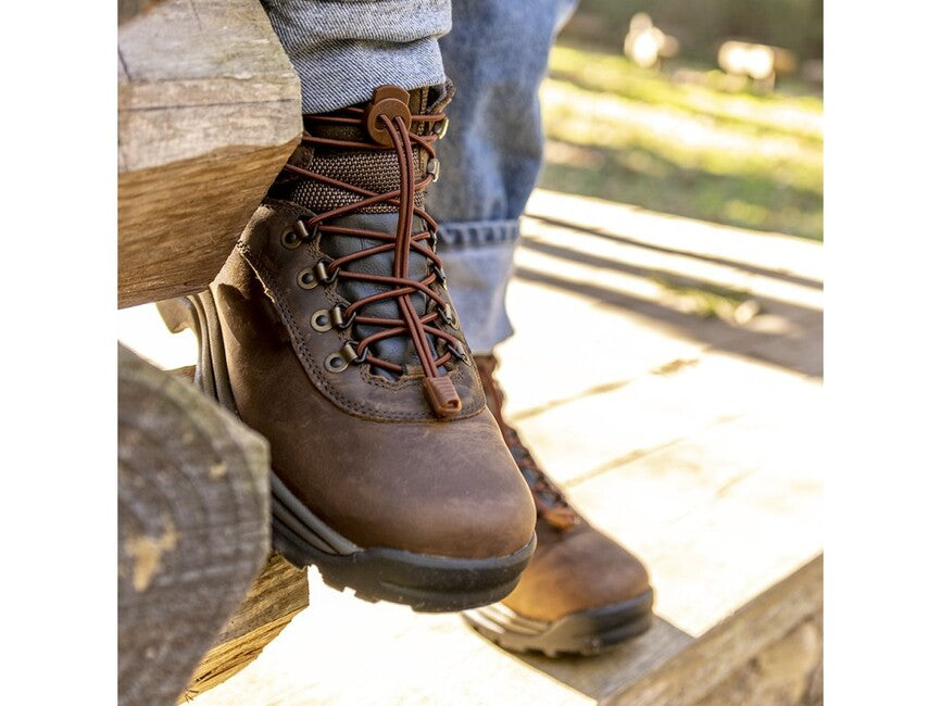 Lock Laces шнура за туристически обувки, тъмнокафява