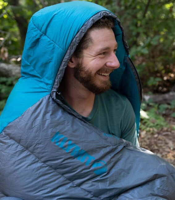 Klymit KSB 35 спален чувал, синьозелено
