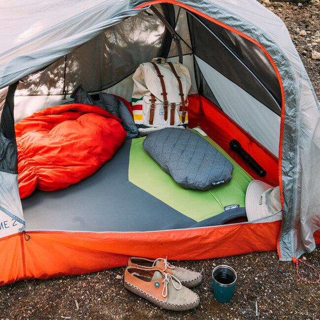 Klymit Luxe V Sheet XL защитен калъф за спален килим, зелено-сив