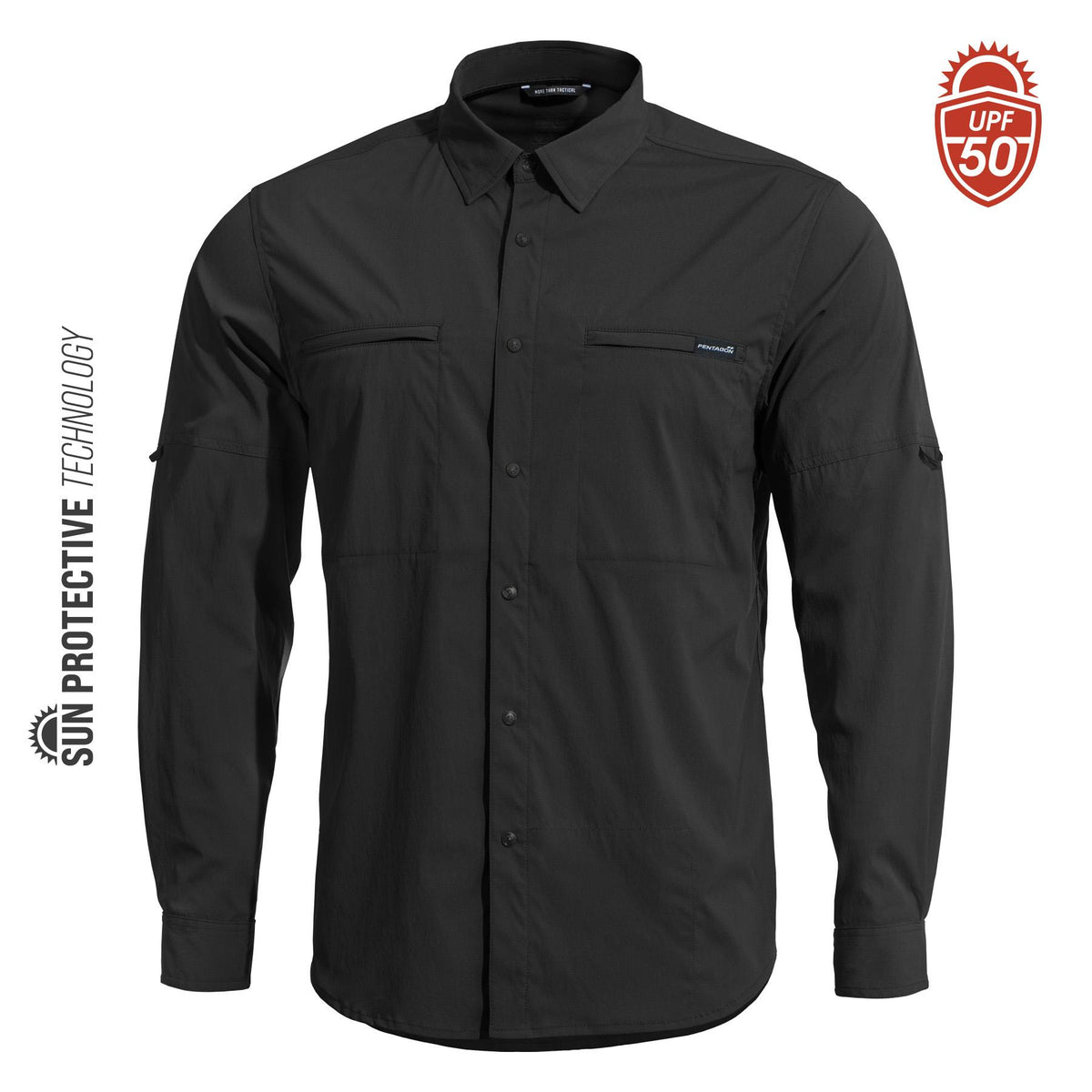 Pentagon Wayne риза Sunproof, черна