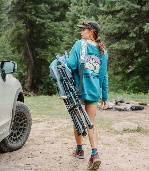 Klymit Switchback сгъваемо кресло, синьо