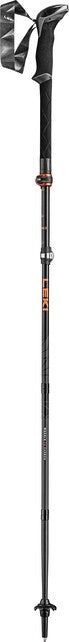 LEKI Makalu FX Carbon туристически пръти, черно-оранжево-природна въглеродна, 110 - 130 см