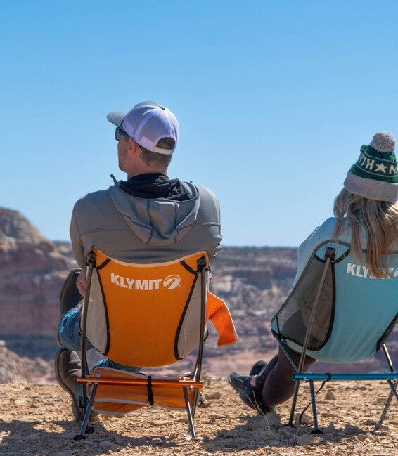 Klymit Ridgeline краткото пътническо кресло, синьо