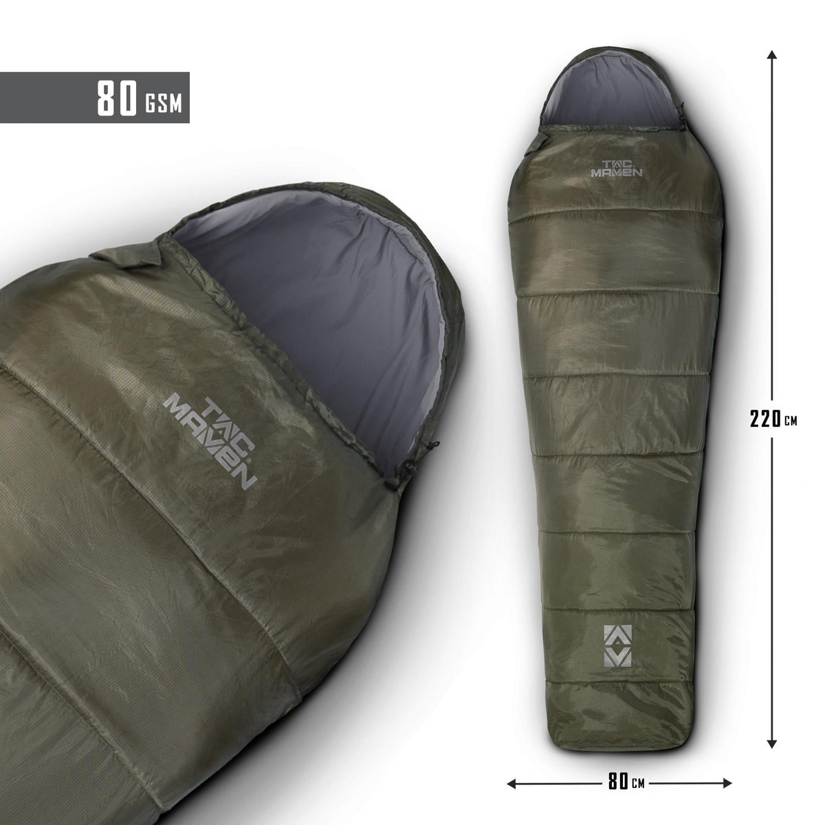 Pentagon Cocoon 10C спален чувал, тъмносив
