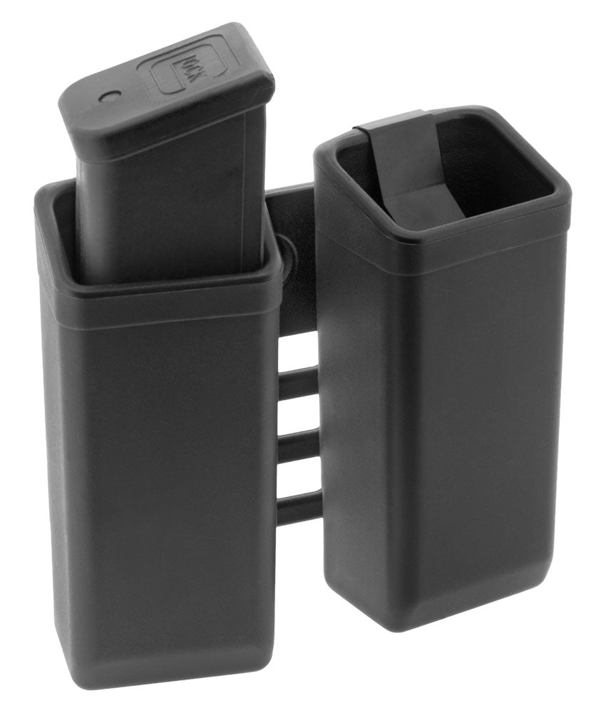 ESP MH-MH-14 dvojité rotačné puzdro na dva zásobníky 9 mm Luger, čierne