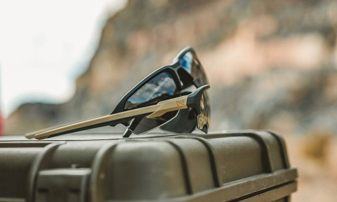 Слънчеви очила Wiley X Jakl Captivate Tungsten Mirror, Matte черен/тен