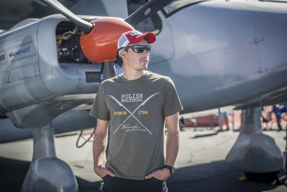 Helikon-Tex тениска памук, Melange червено