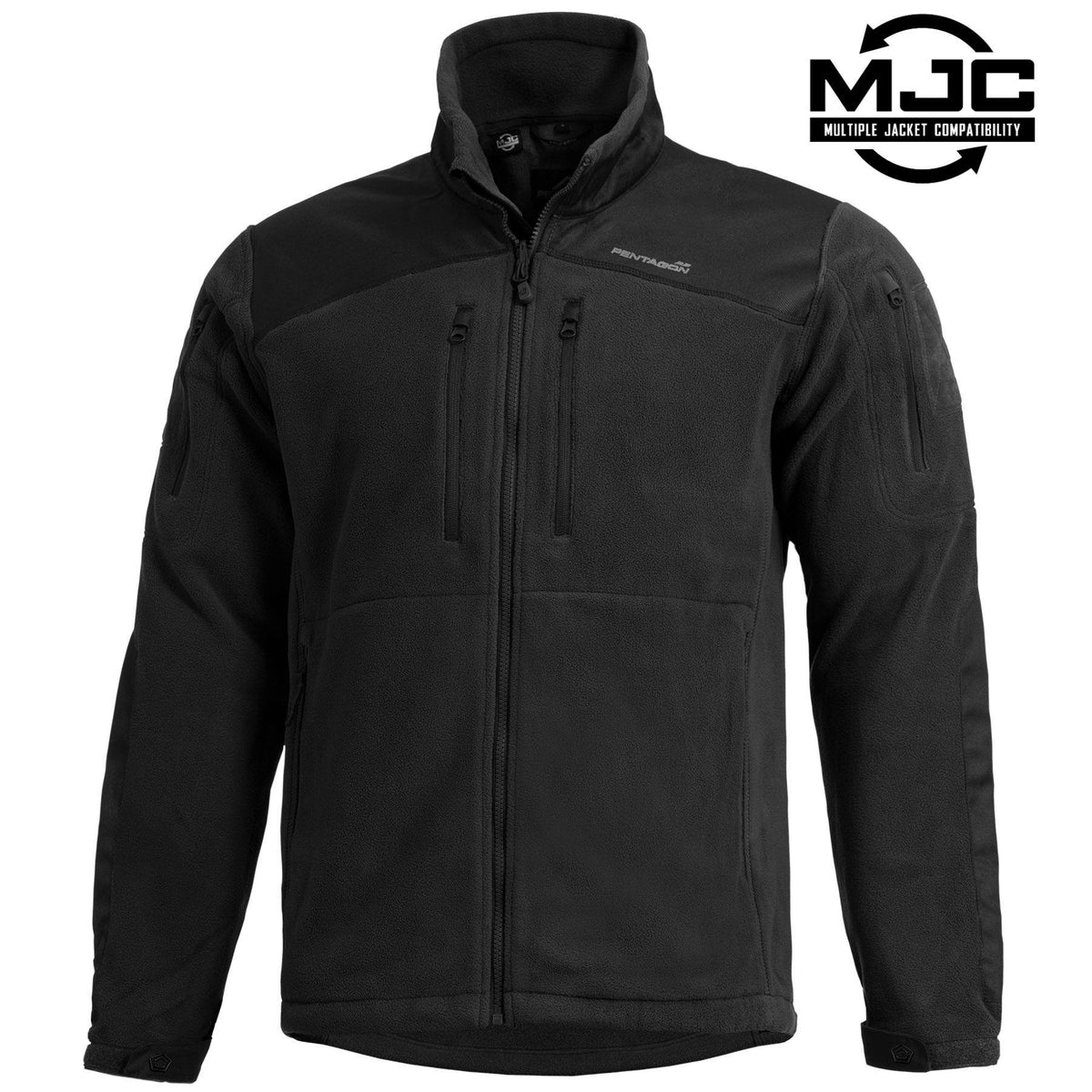 Pentagon Nestor Tactical Fleece Jacket, Black