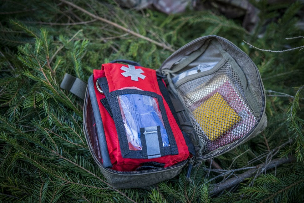 Helikon-Tex MODULAR INDIVIDUAL калъф за комплект първа помощ Cordura, адаптивно зелено