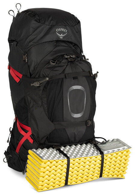 OSPREY AETHER PLUS 100 туристическа раница, черна
