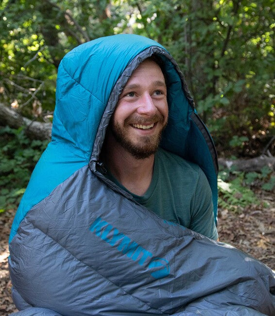 Klymit KSB 35 спален чувал, синьозелено